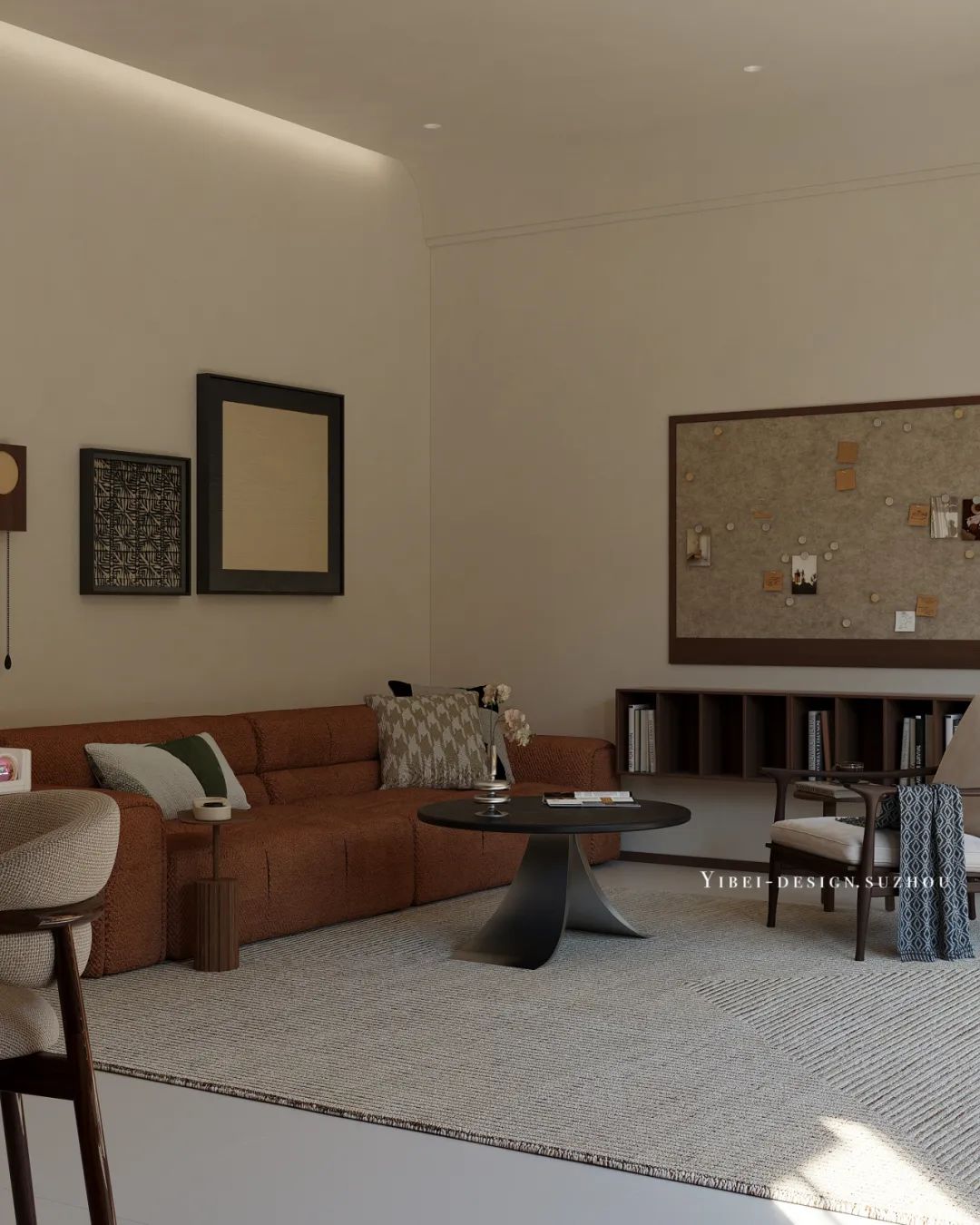 苏州老钱风家装设计丨中国苏州丨YIBEI DESIGN-13