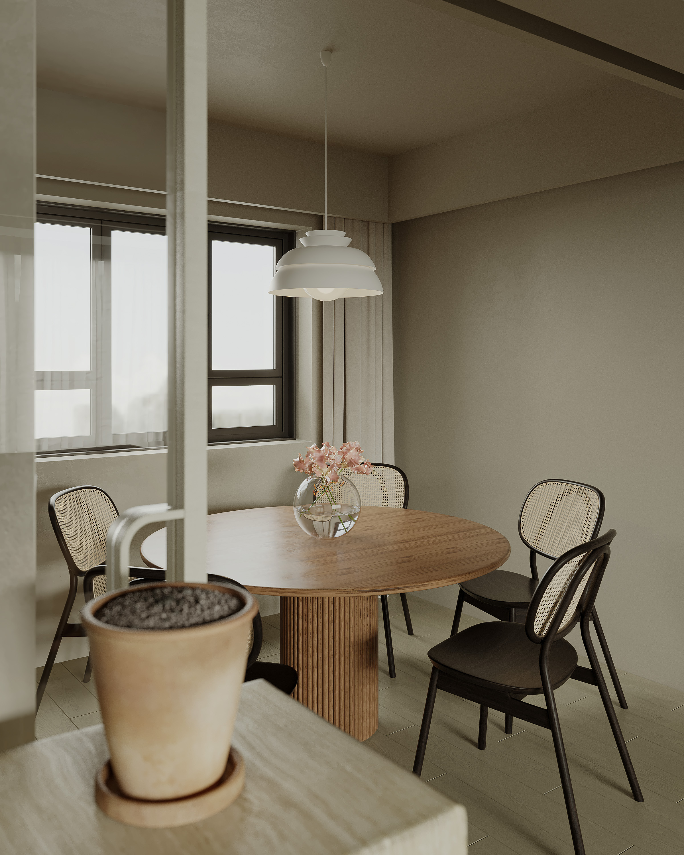 平层客餐厅丨COMO STUDIO 卡莫设计机构-1