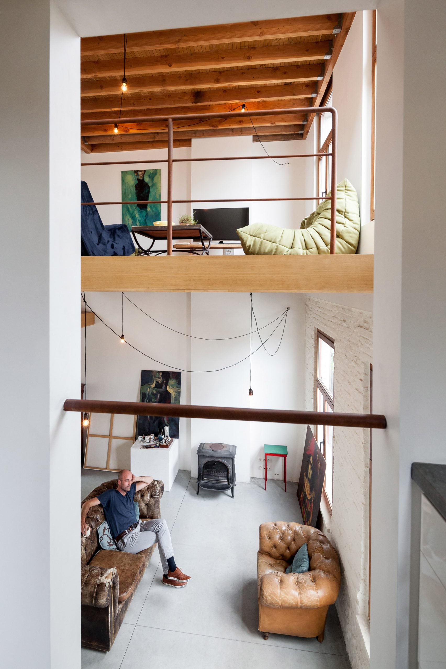 围绕橡树树干建造的五边形房屋丨比利时丨Atelier Vens Vanbelle-9