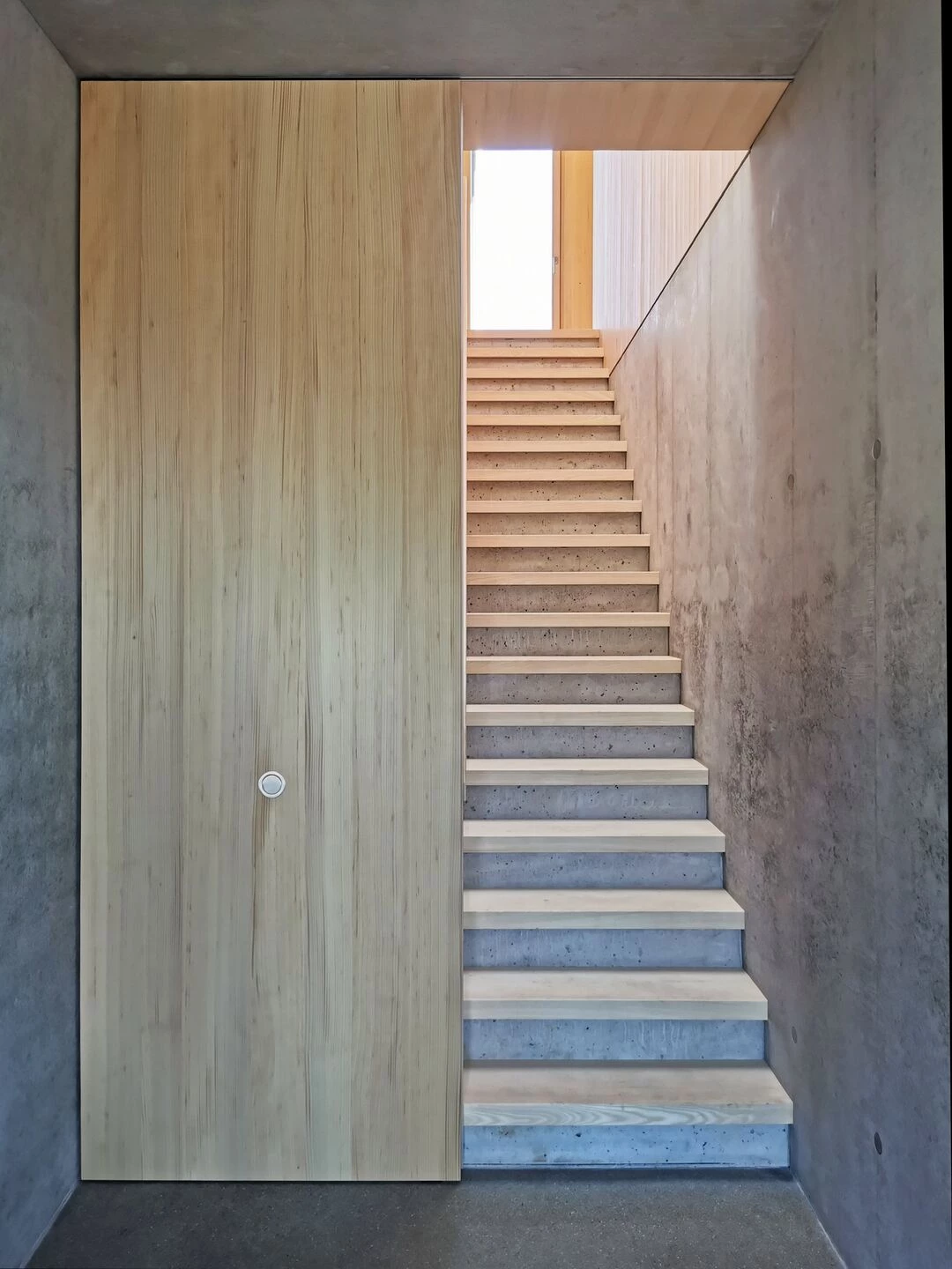 奥地利 Y-House | 混凝土基底与木结构融合的开放式空间设计-16