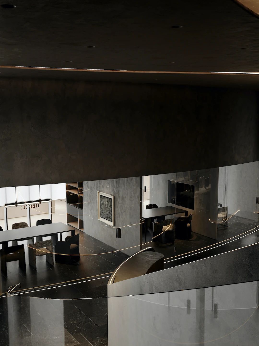 黑暗与光的博弈｜舍内  合介丨中国上海丨舍内设计,合介设计-26