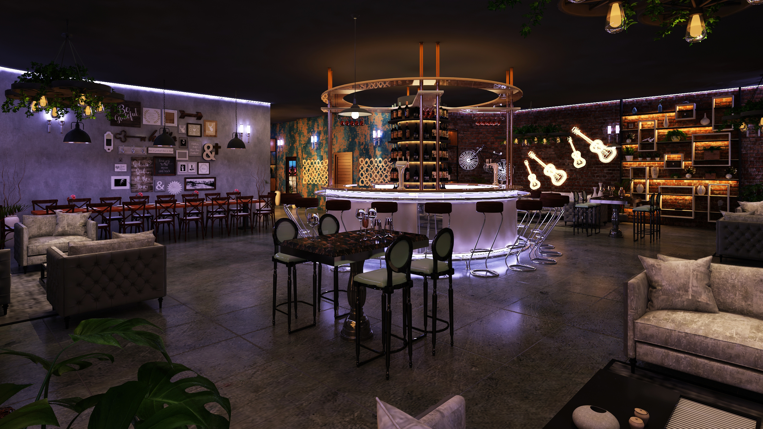 酒吧与冥想设计-0