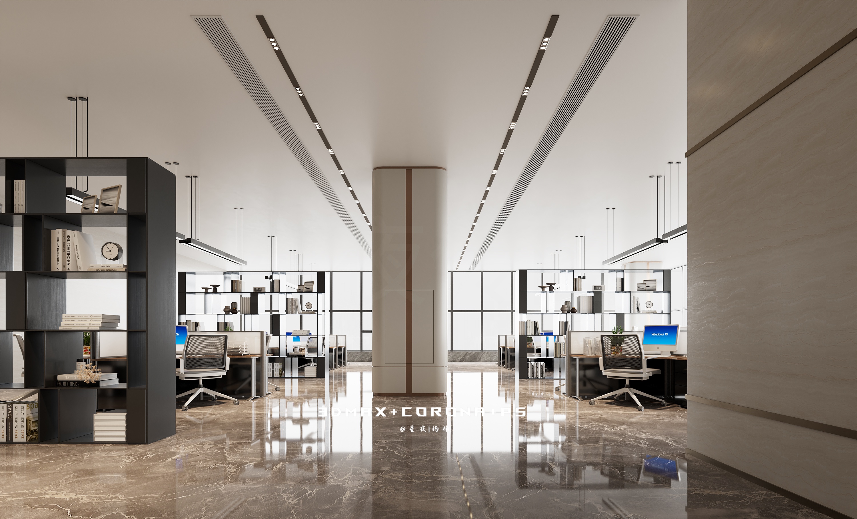 办公室不仅是工作的场所，更是艺术与文化的载体-15