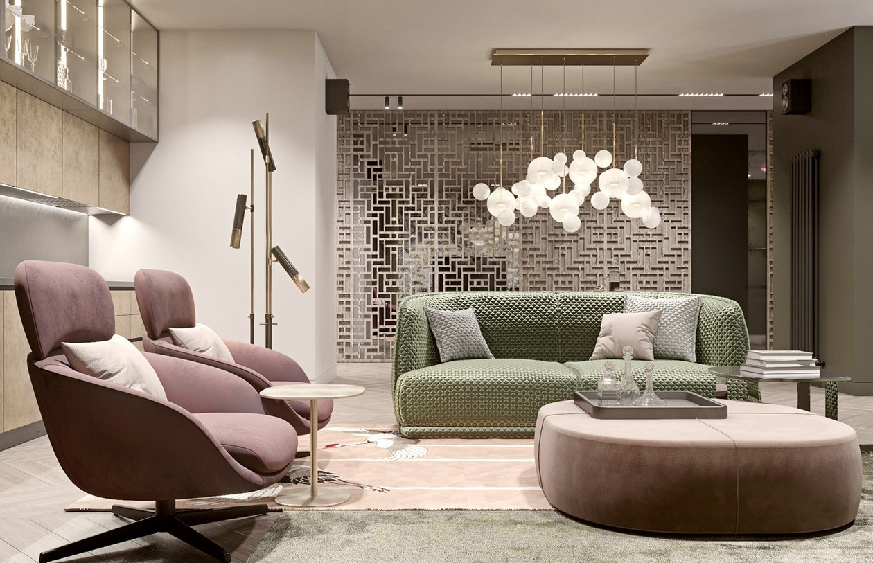 高级灰+绿色 温柔迷迭之境，简约格调-13