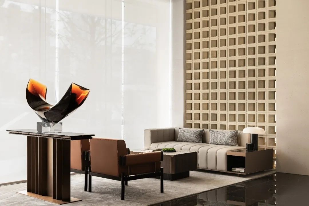 济南银丰国泰江悦项目售楼处丨中国济南丨万景百年室内设计-35