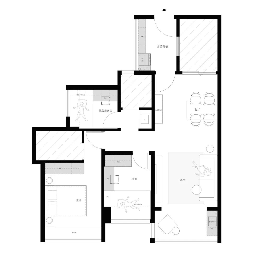 万科城市之光奶油风三居设计丨中国广州-51