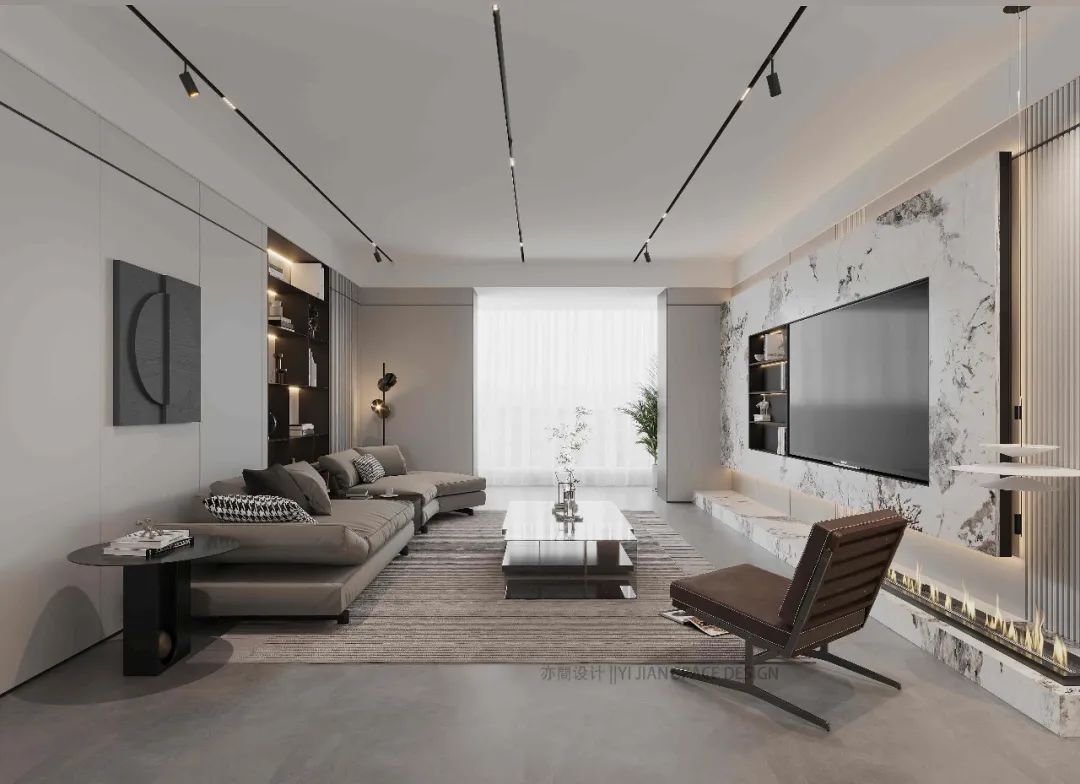 丽都水岸现代简约风家居设计丨亦間设计-16