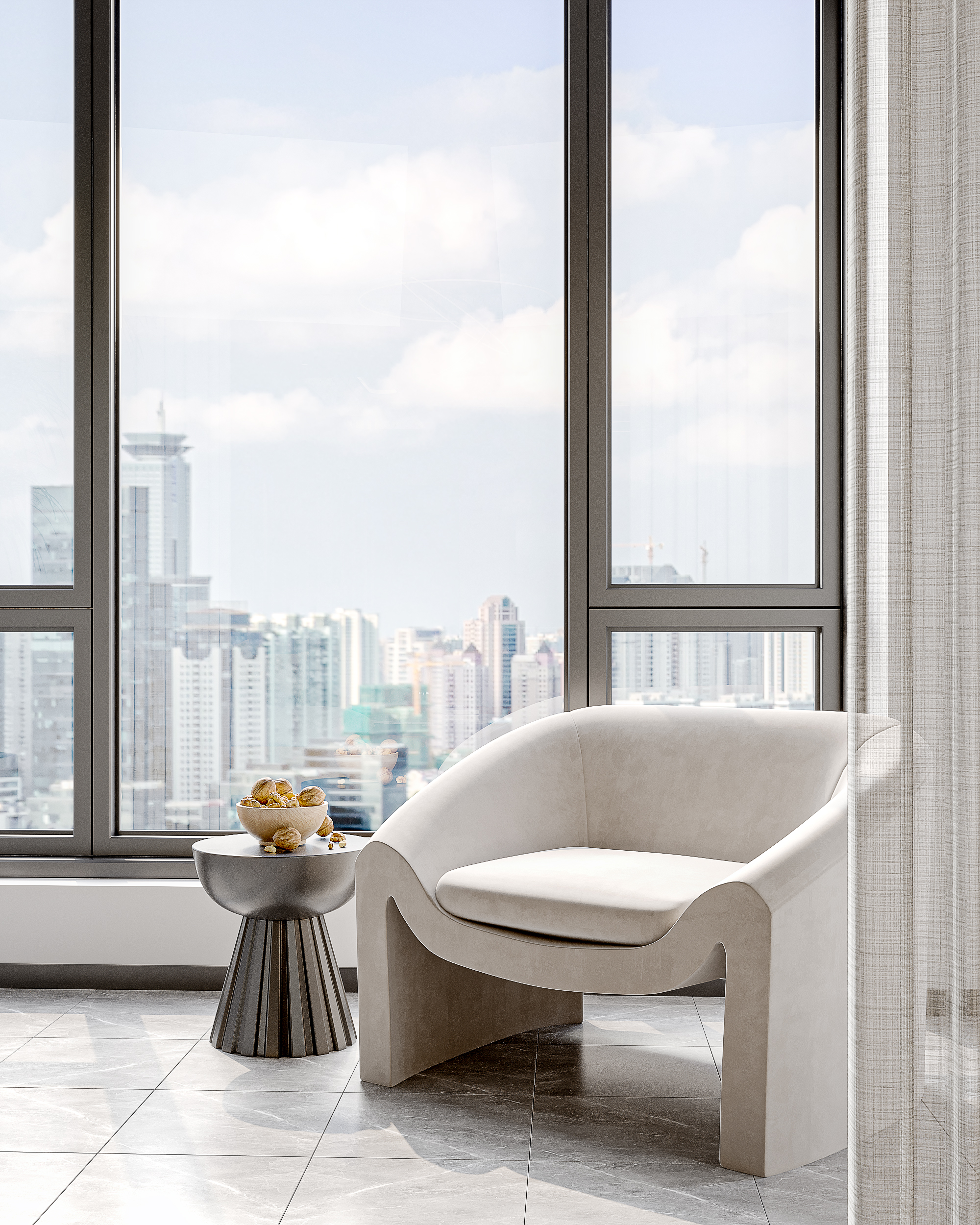 现代风格“仓溢景”室内设计案例-10