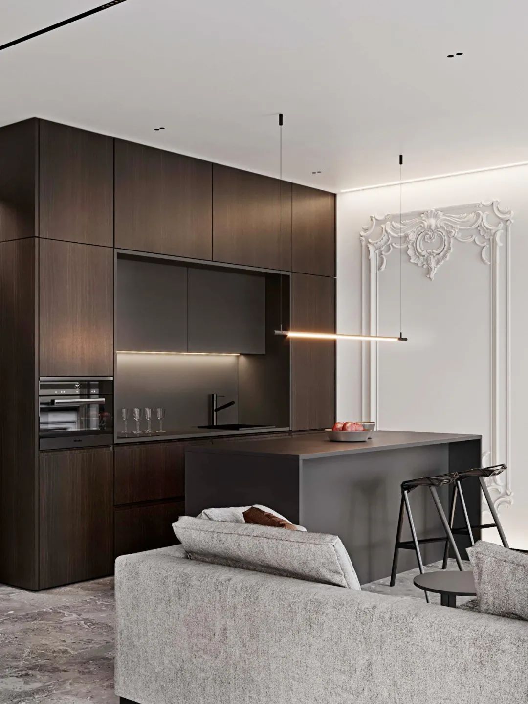 简约古典风格的空间美学演绎丨PRIMESTUDIA,MART Architects-9