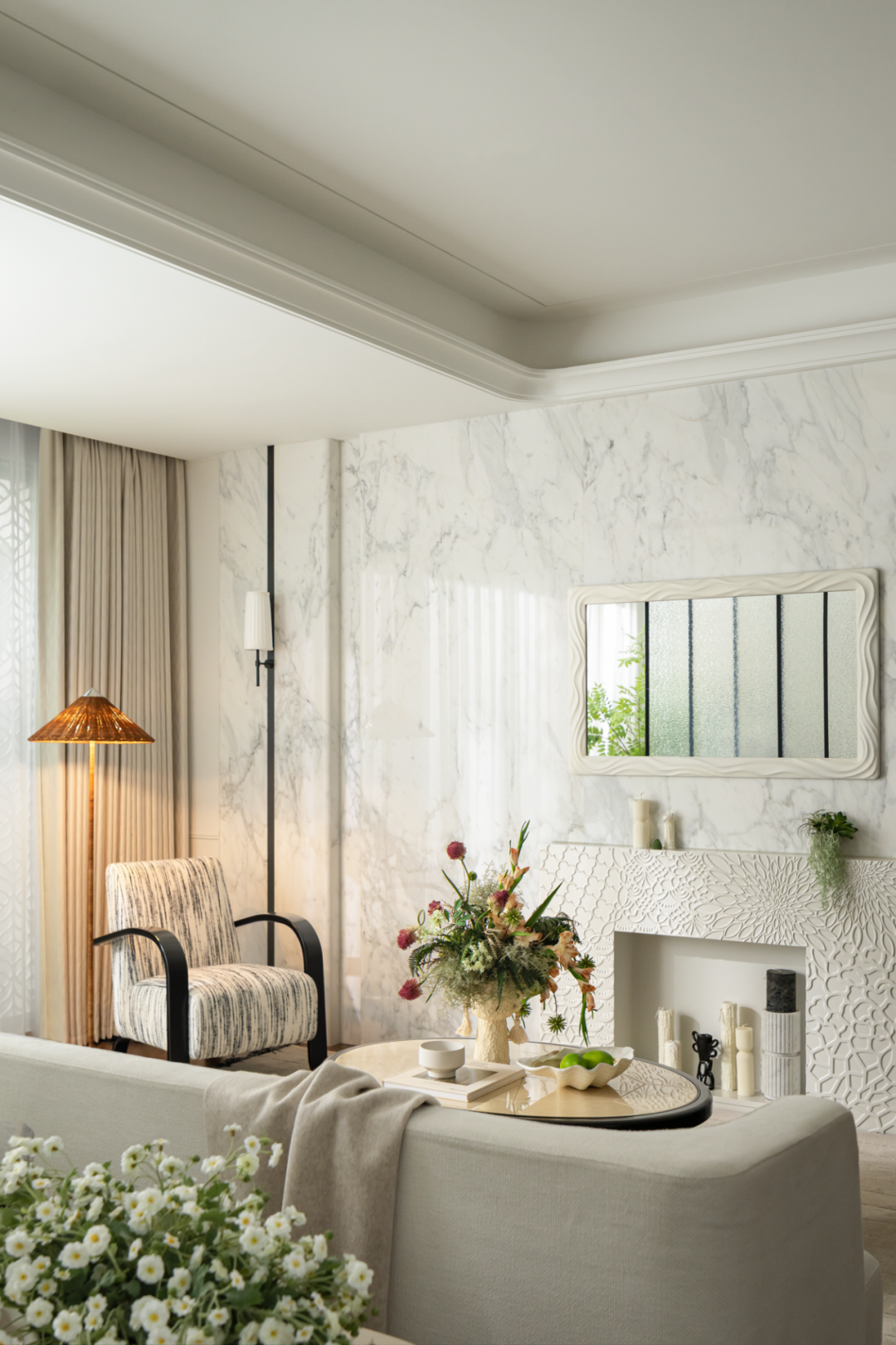 CLV设计x首发｜法式中古风隐奢生活典范—建总流花溪样板房-13