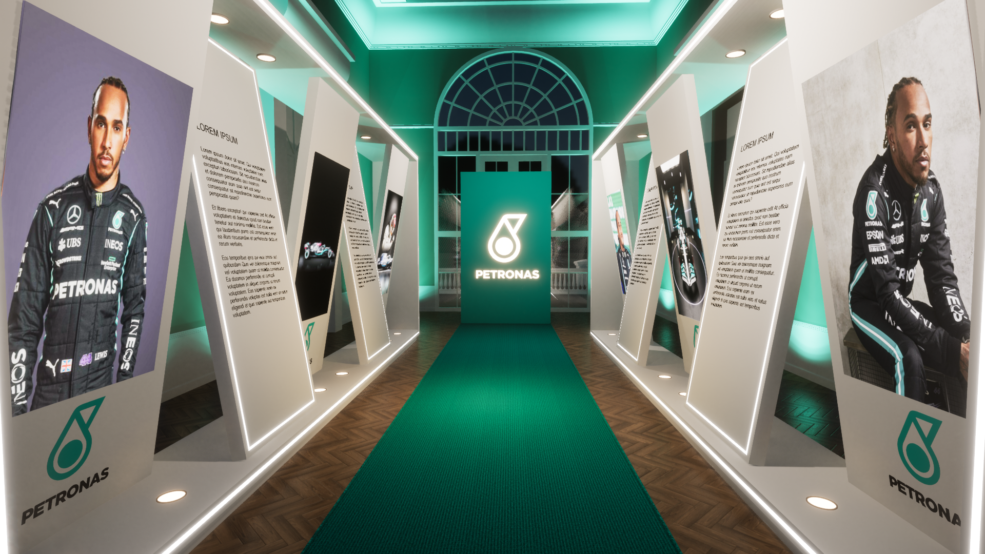 Petronas - Exposição Lewis Hamilton-1