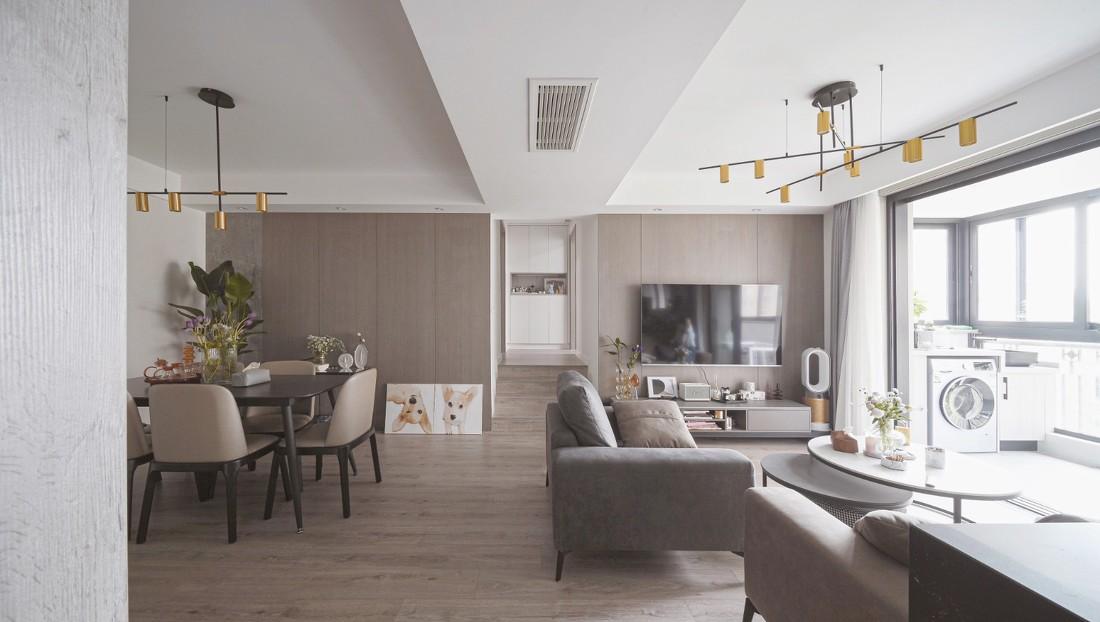 现代简约三居室 原木风格温馨家居设计-8