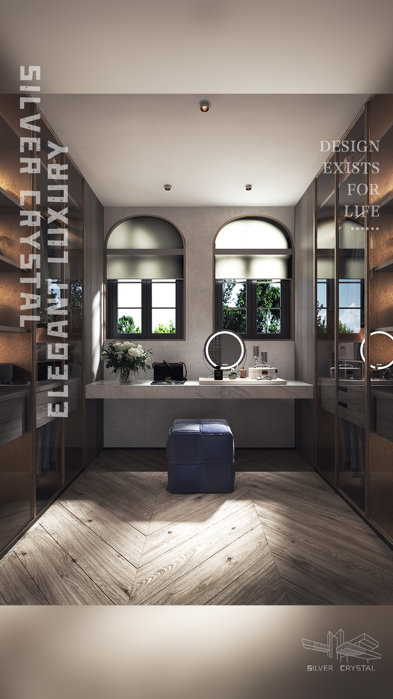 美林湖冯府壹号楼 鱼骨设计诠释极简奢华-24