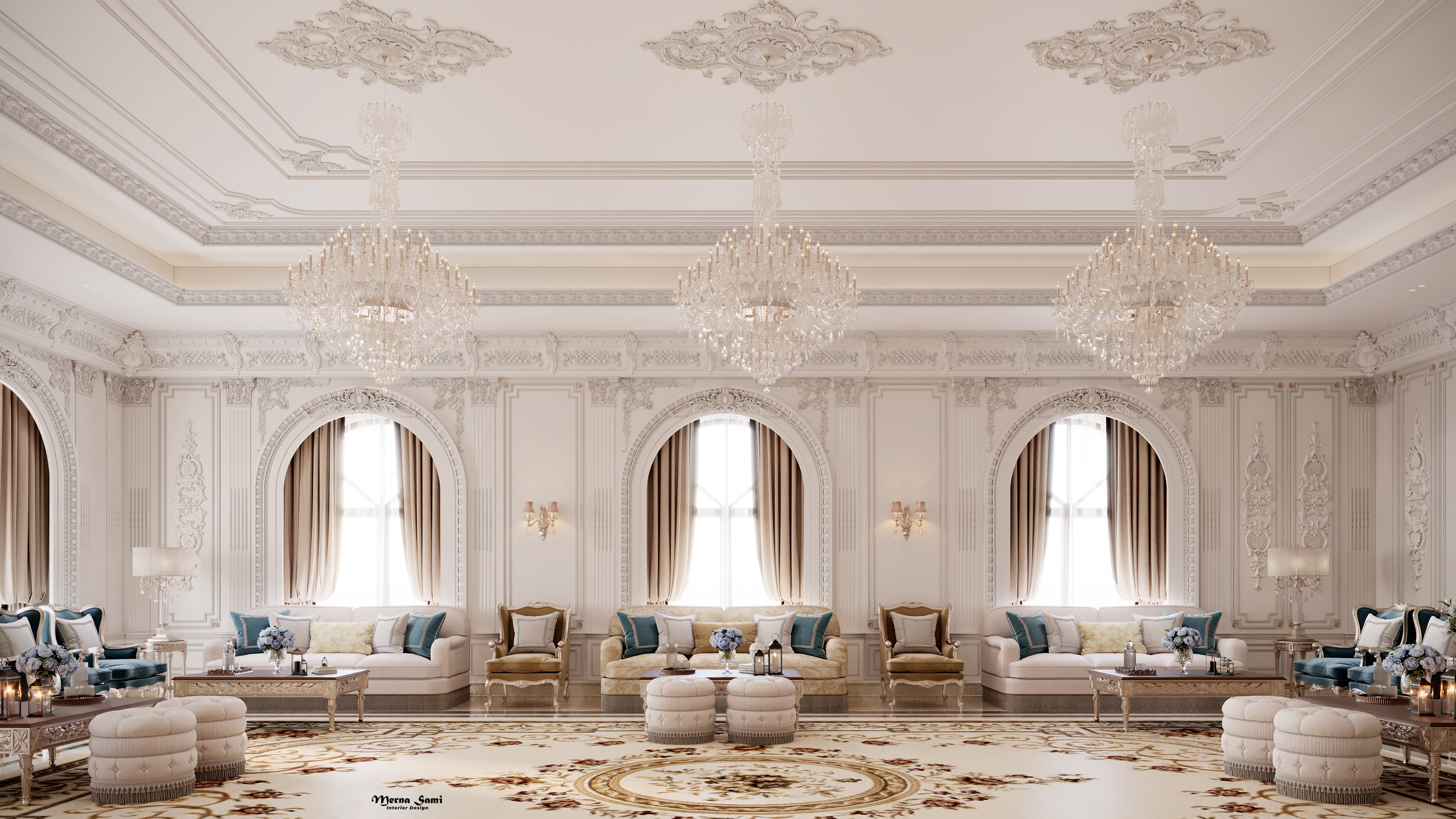 欧式会客厅丨沙特阿拉伯-7