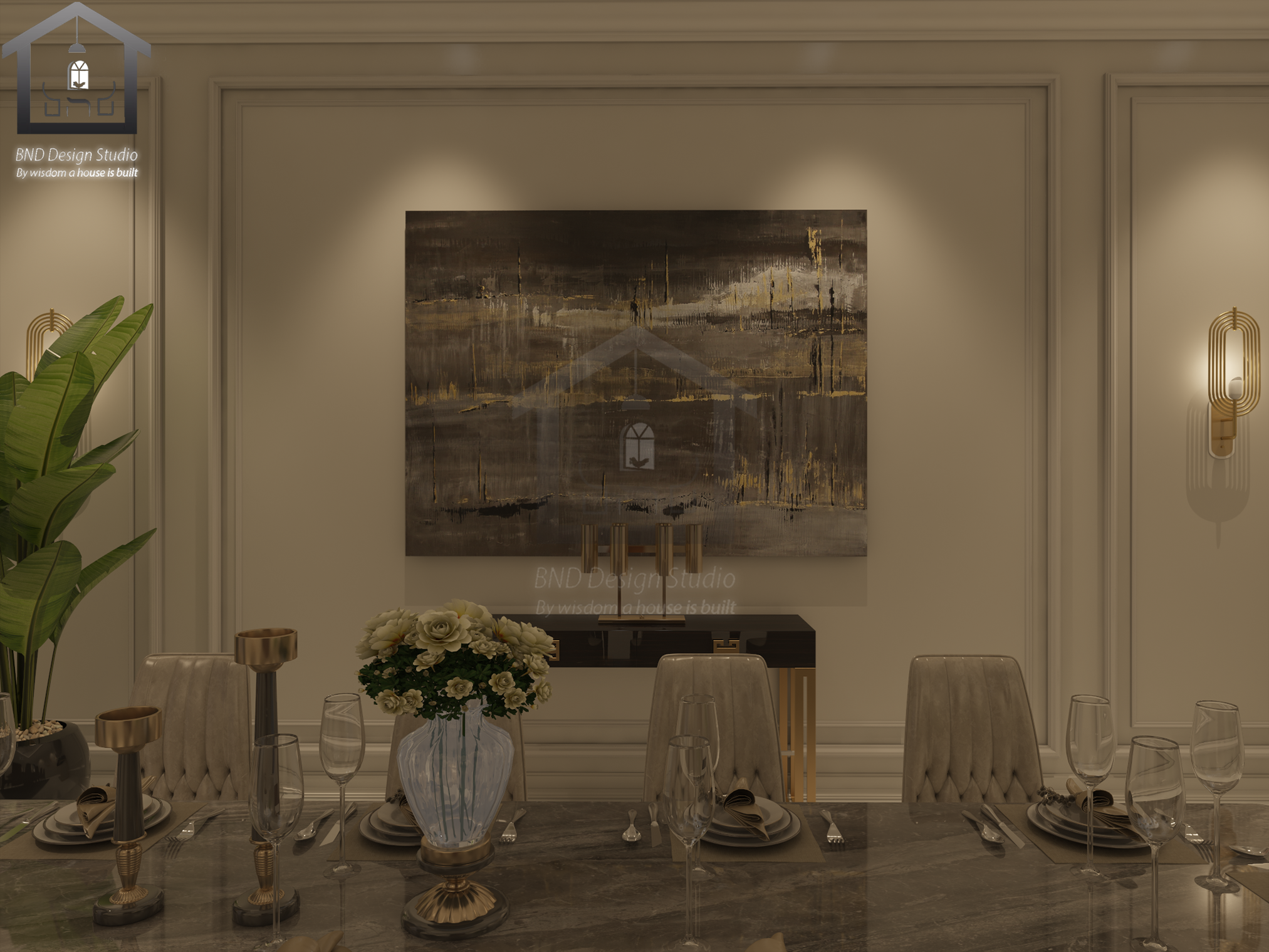 Interior Lighting design - Private Villa - KSA-9