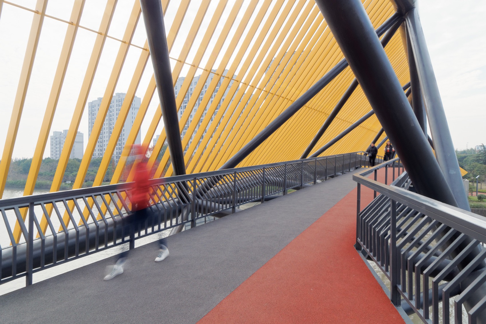 百穗桥·青浦南箐园北侧人行桥丨中国上海丨致正建筑工作室+博风建筑-40