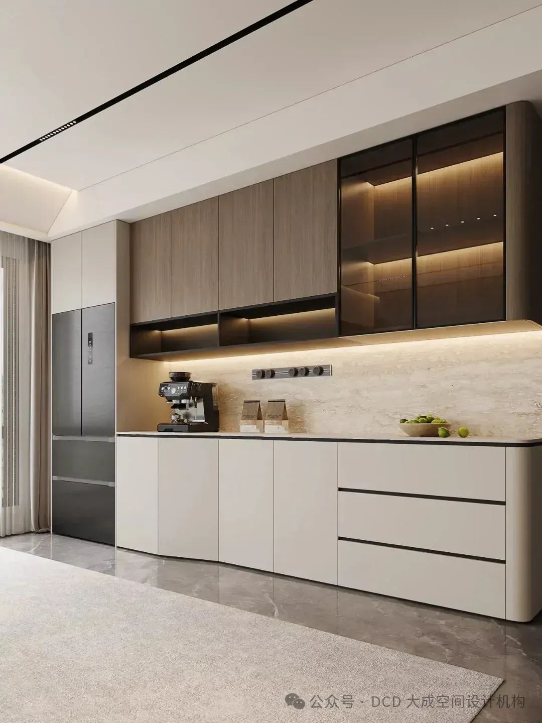 餐边柜这样设计,好看又实用,高级感满满-40