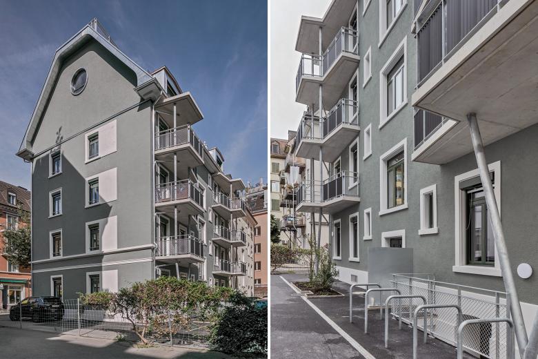 SALVINI RÜEGSEGGER ARCHITEKTEN丨Totalsanierung MFH Luisenstrasse丨瑞士-3