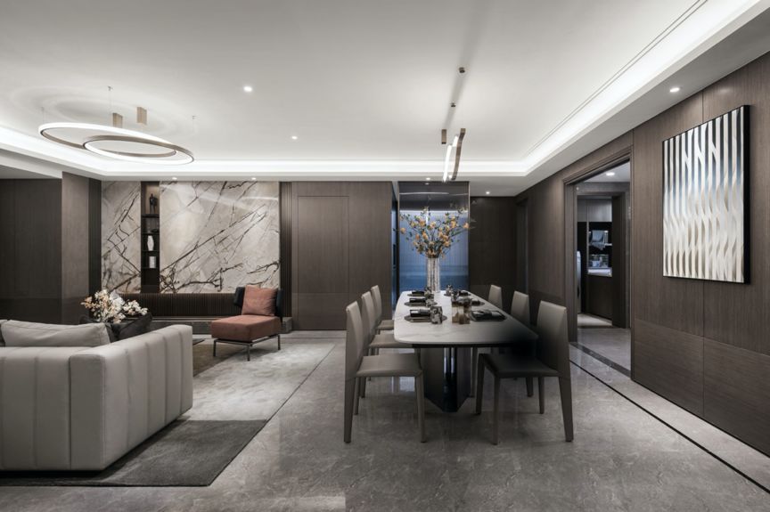 金地·悦城大境样板间 | 现代风格，艺术与生活的完美结合-15