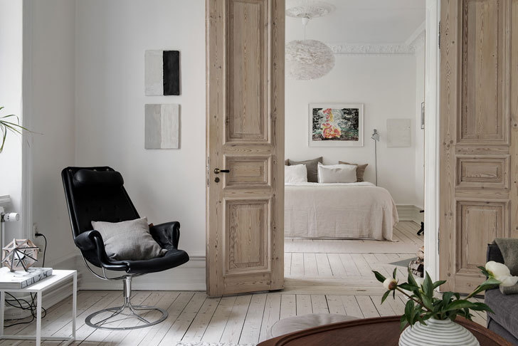 瑞典木门公寓 | 自然韵味，点睛之笔-7