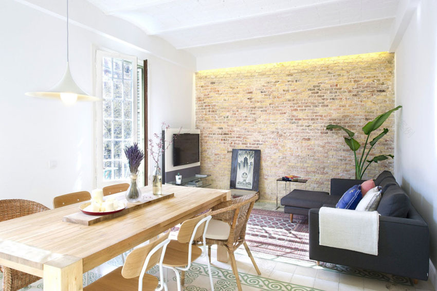 75平米彩色设计公寓丨西班牙巴塞罗那-7