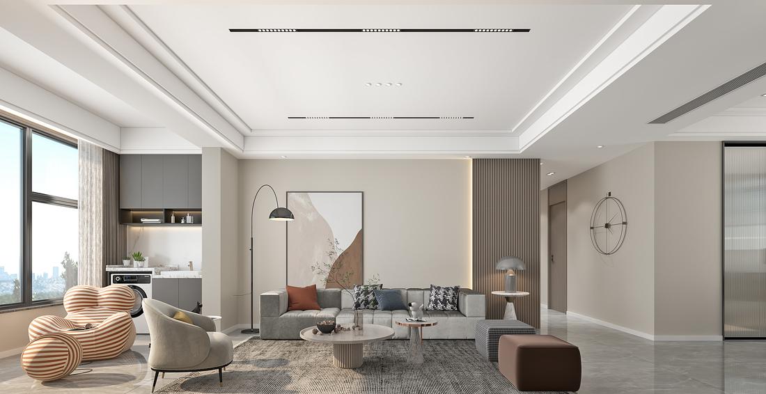 蓝泊湾现代简约风格餐厅设计-0