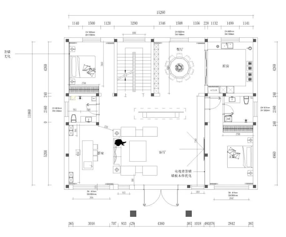 三河自建别墅|500㎡设计案例-62