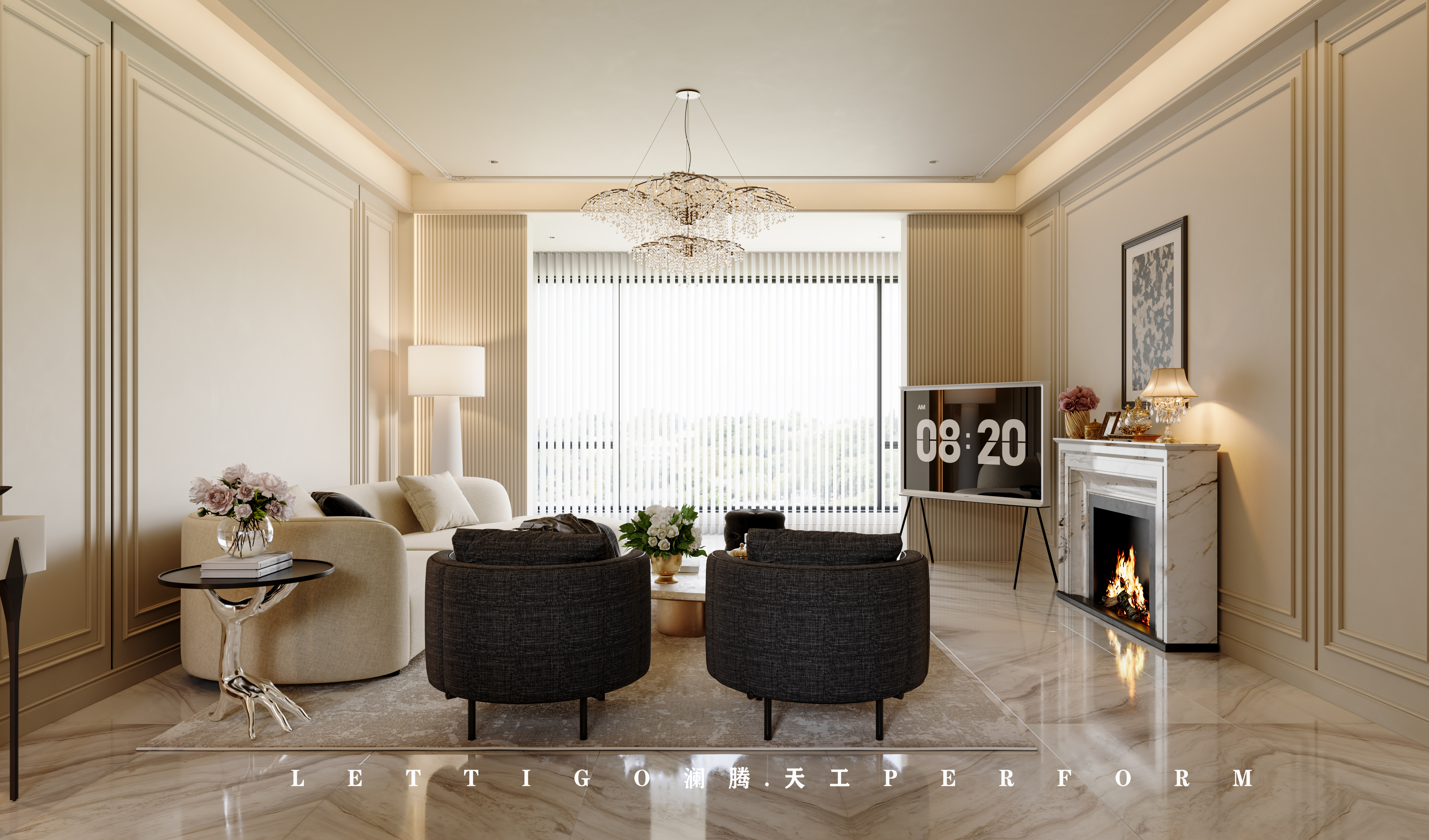 法式轻复古|宁静而致远的居家氛围-2