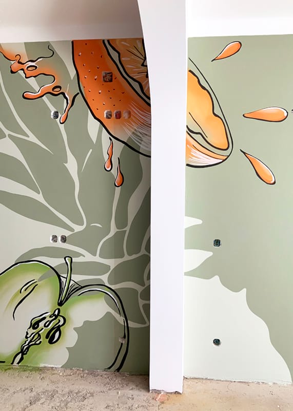 O Sorriso餐厅墙面绘画设计丨葡萄牙丨Karlijn van de Wier与Jeroen-9