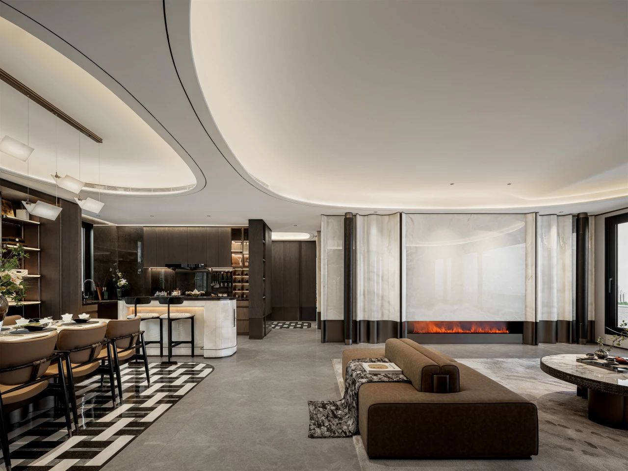 泉州湾海 210 样板大平层住宅丨中国泉州-11