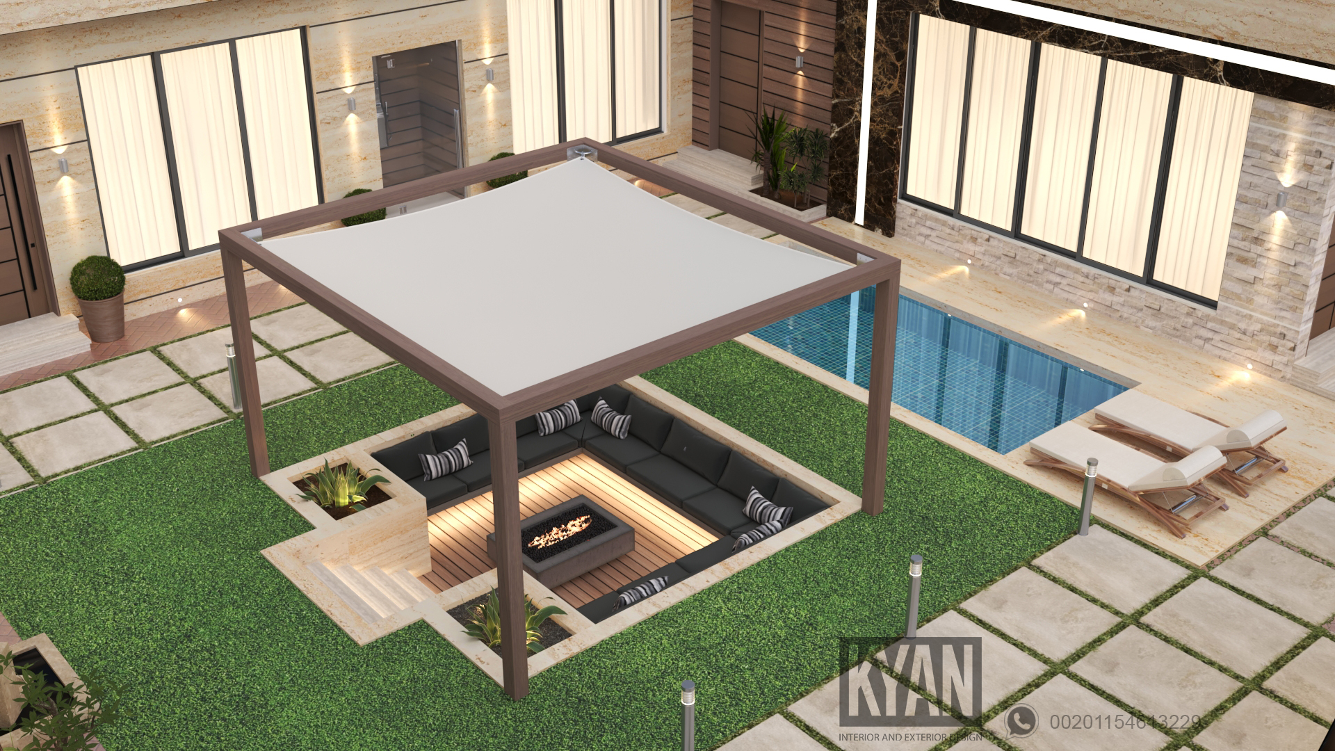 现代住宅立面设计-6