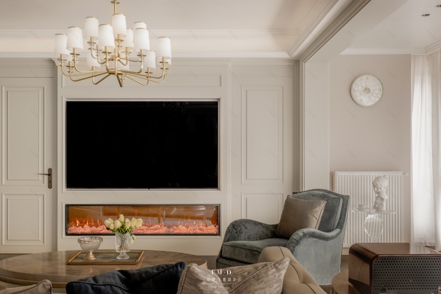 170㎡大平层美式风设计丨中国合肥丨飞墨设计组-31