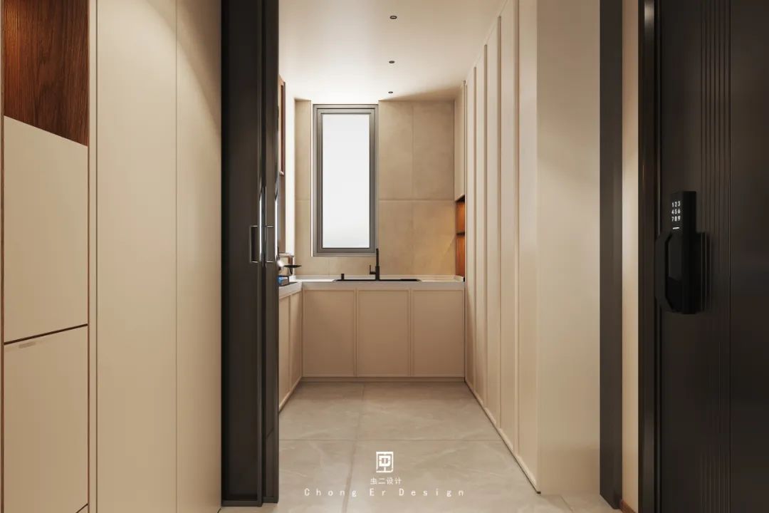 泰山院子中古奶油风设计丨中国泰安丨虫二设计-21