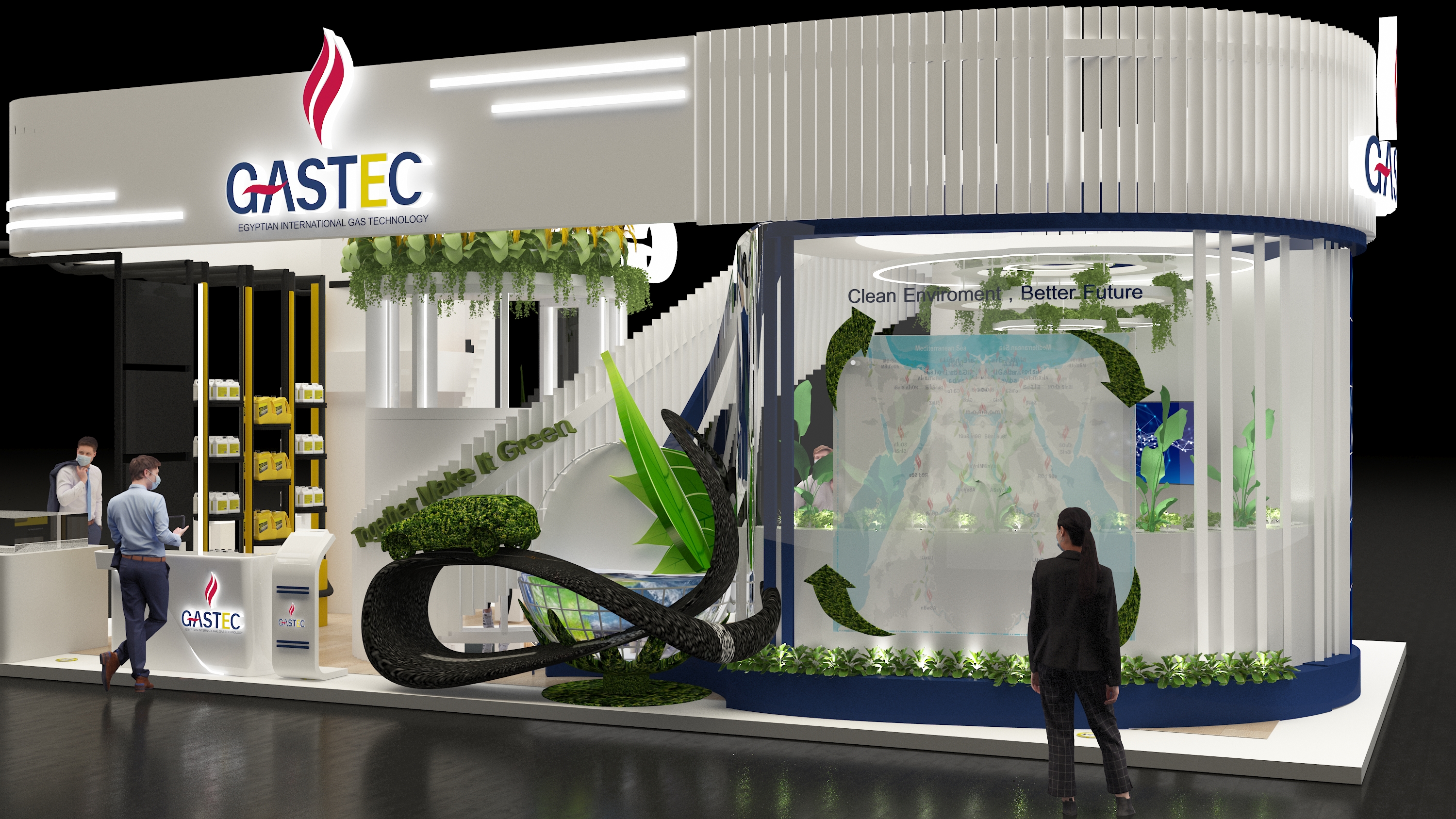 GASTEC 展位设计埃及石油展 2023-6