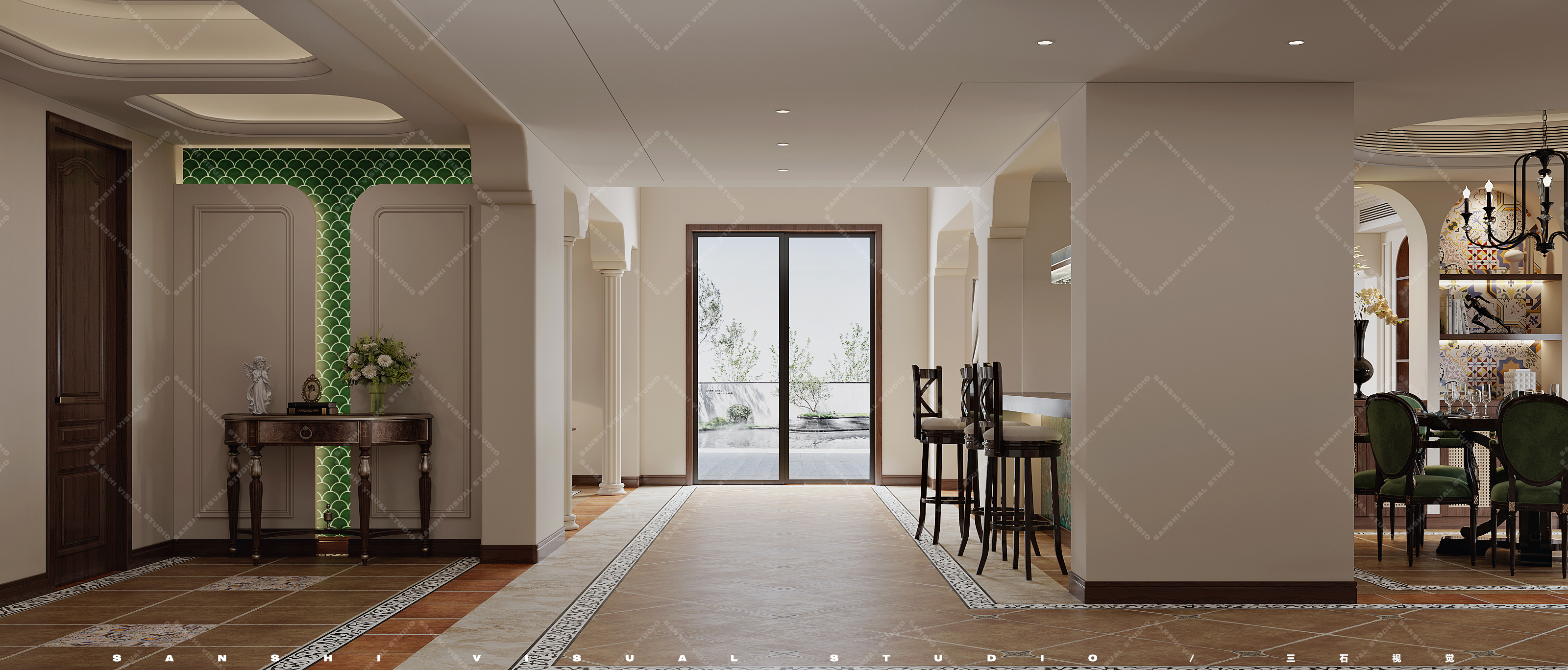 复古美式别墅-6