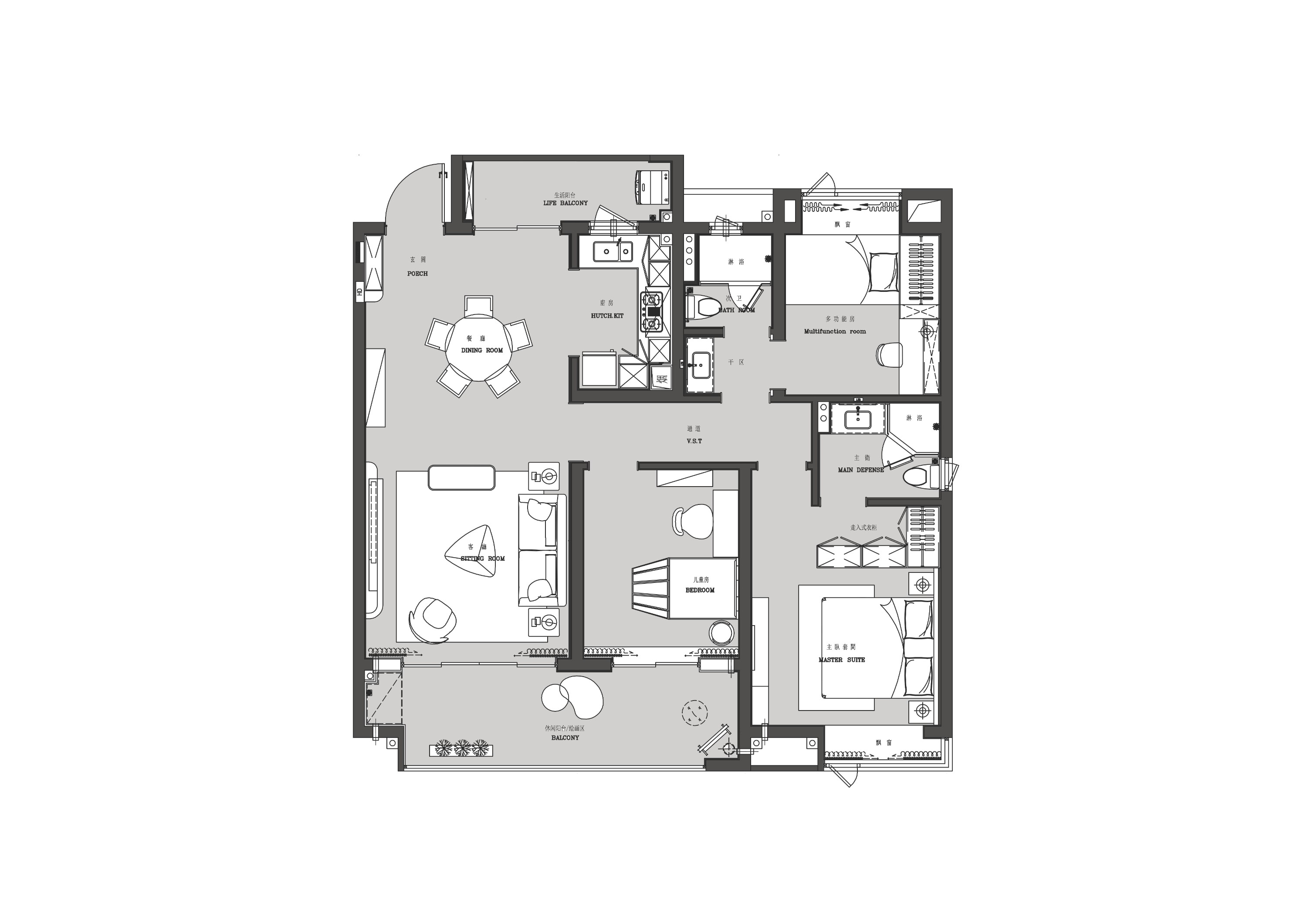 株洲·中大城「样板房」丨中国株洲丨亚兰设计-34