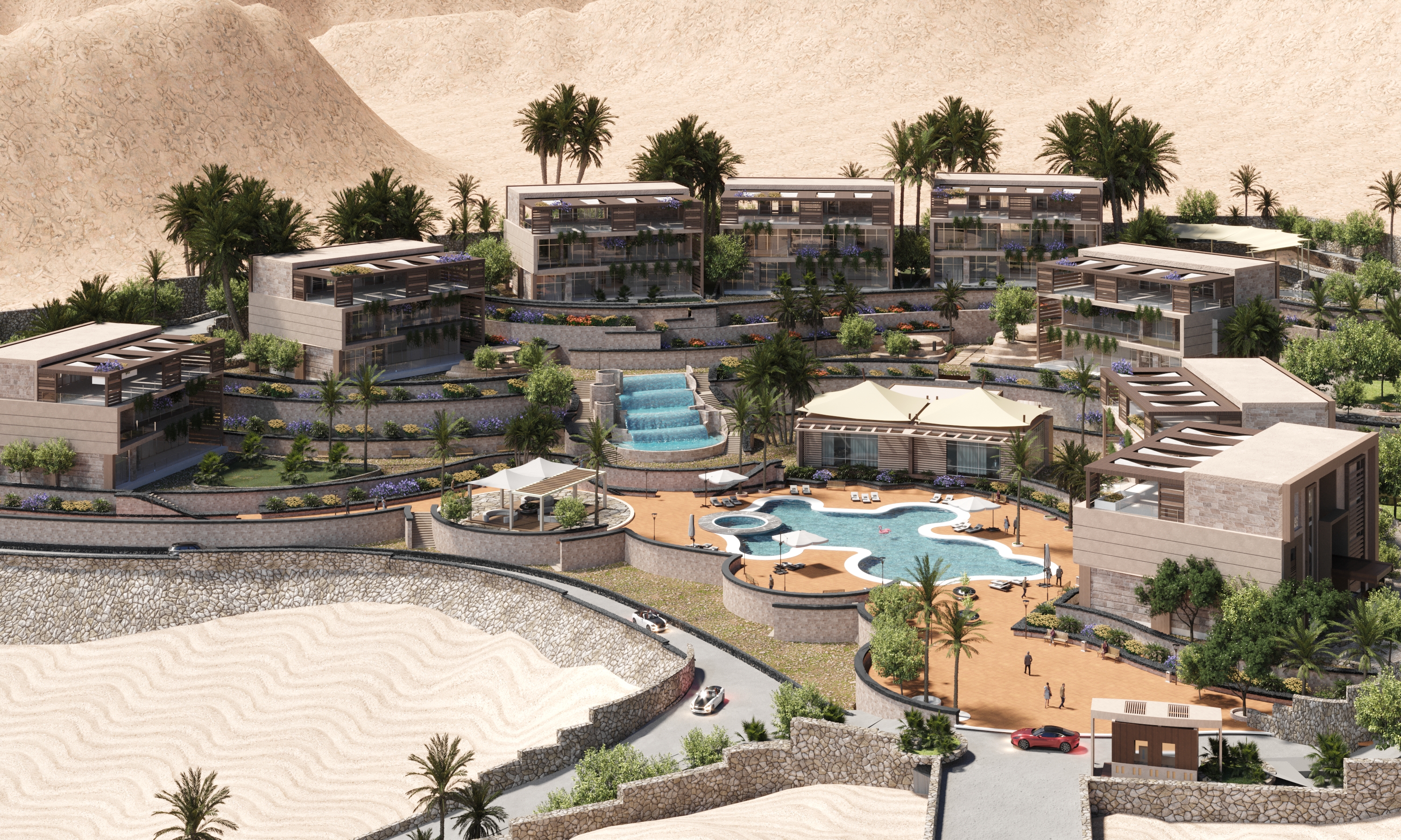 Private rest house residential complex Al-Taif - K.S.A-0