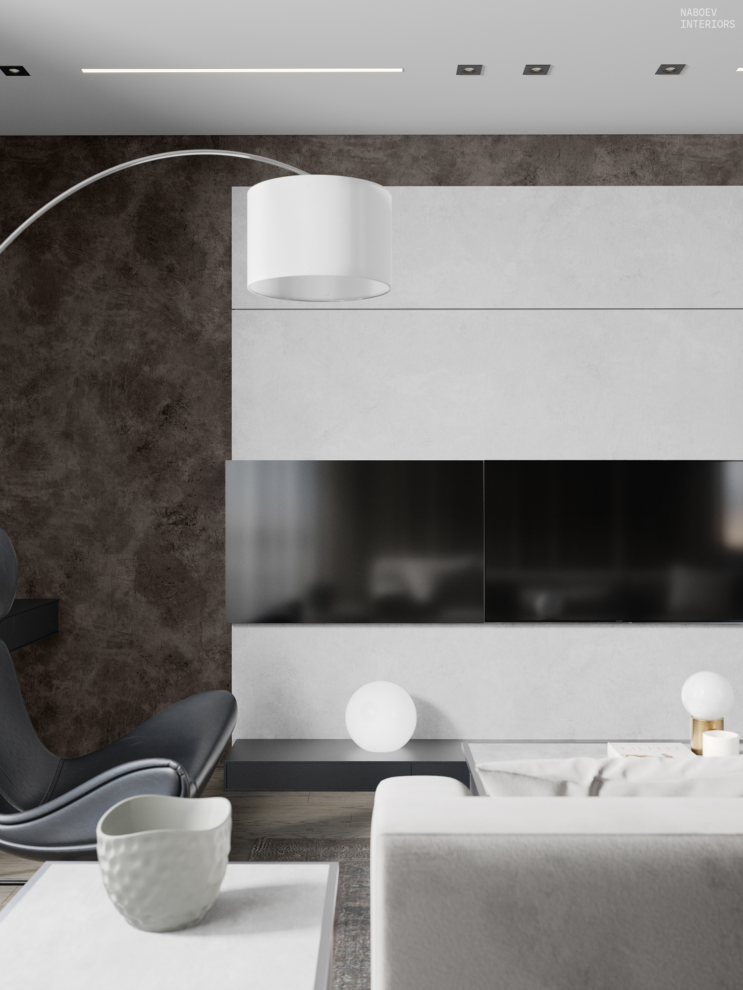 ЖК «Румянцевопарк» 公寓室内设计丨Набоев Д.А.-7