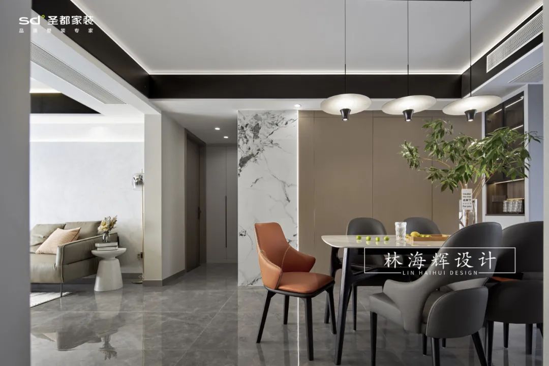 宁波奉化江宸府现代轻奢家居设计丨中国宁波丨圣都家居装饰有限公司-10