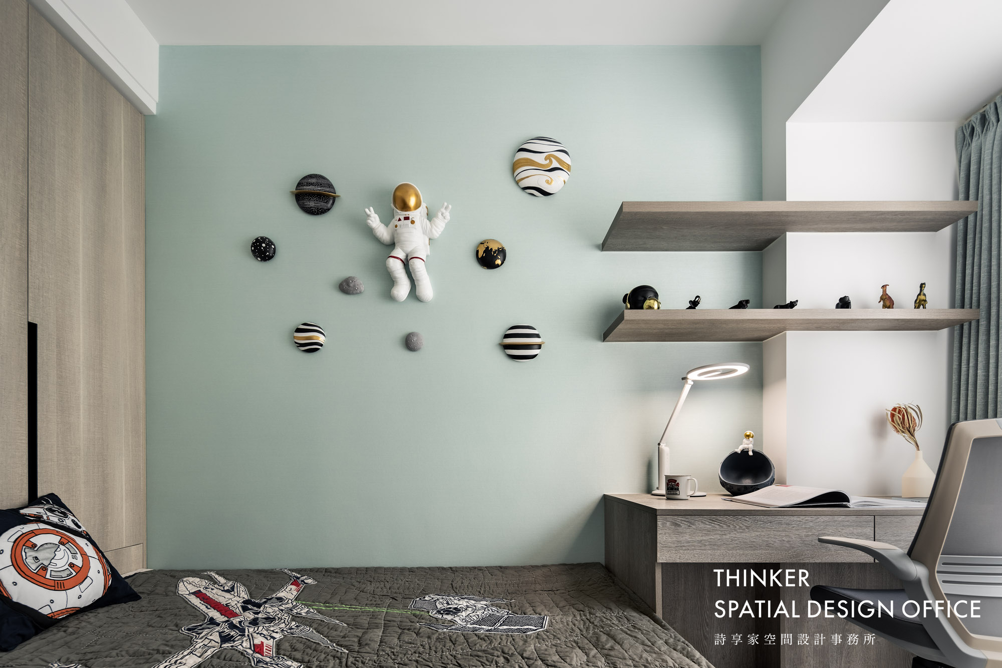 亲密关系丨旋转电视+开放式中西厨，让空间来适应家人之间的互动-60