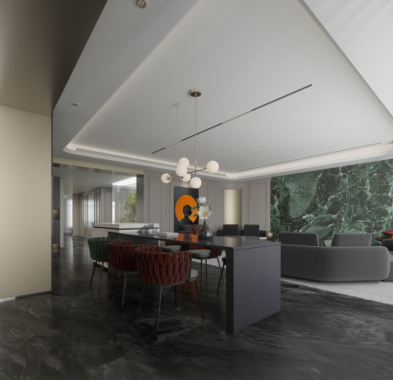 绿地·达沃斯公馆海景大平层设计丨菲律宾达沃-14