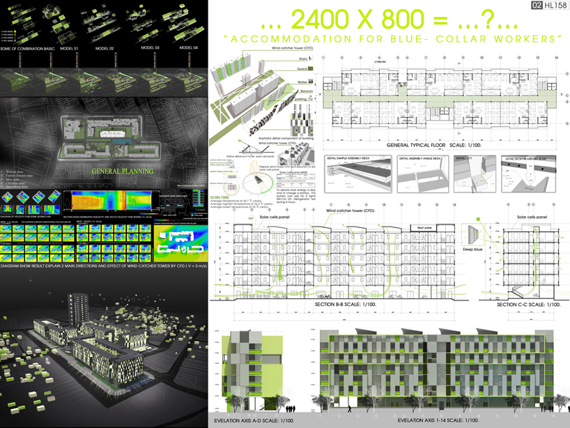 工人的家园 | 越南 Binh Duong 地区工人住宅设计-15