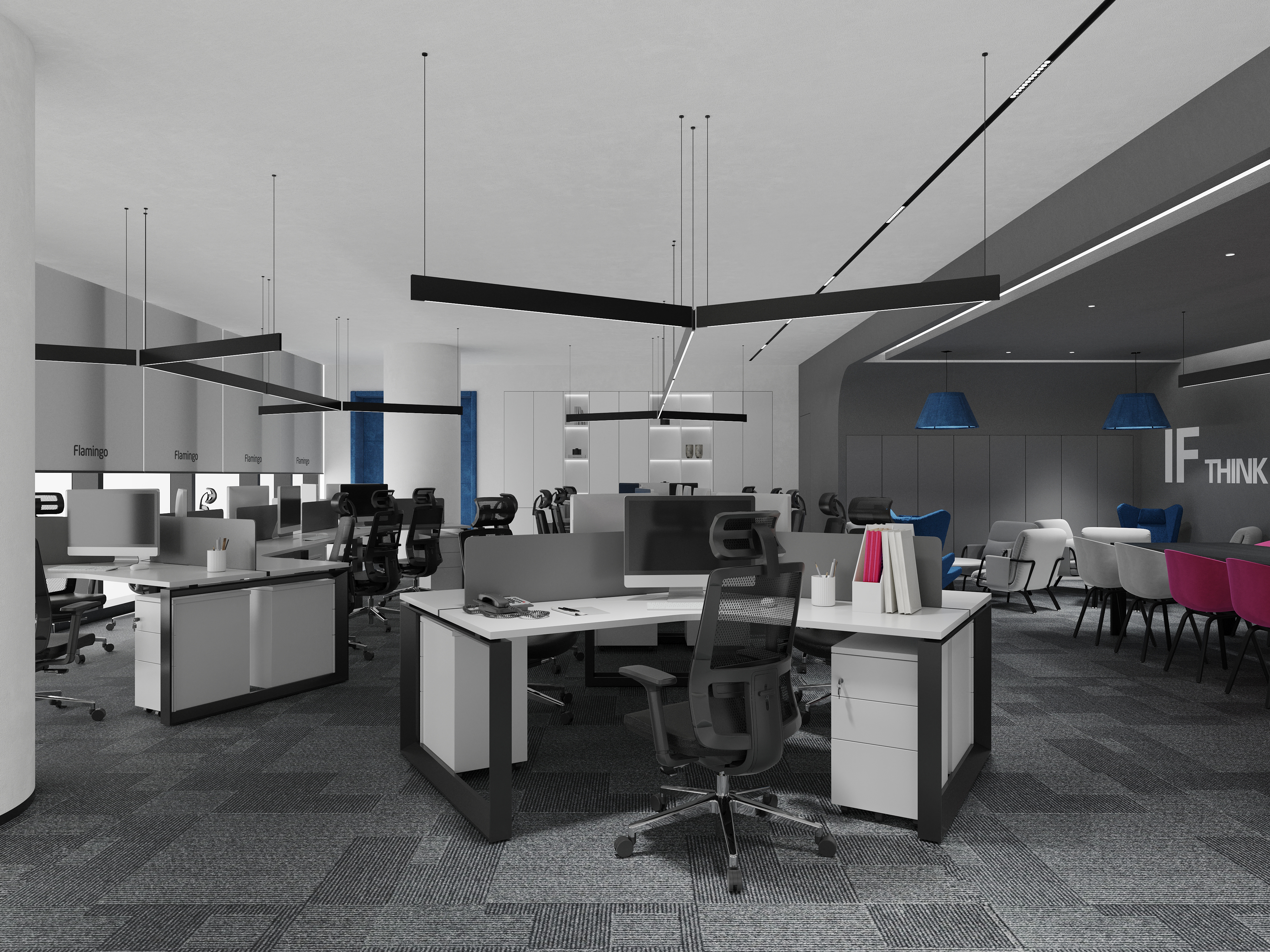 广州 Flamingo 办公室丨中国广州丨云梯建筑空间设计-15