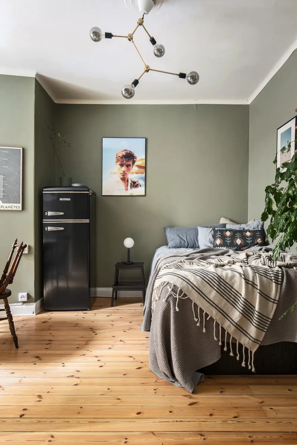 20 平米绿黑个性小窝-2