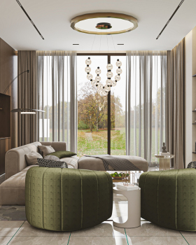 MODERN RECEPTION AND DINNING