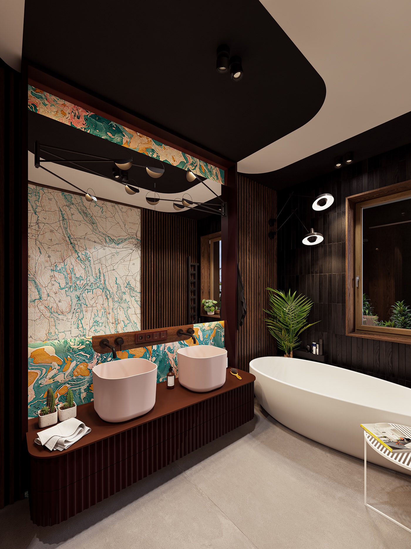 原木质温馨住宅-11