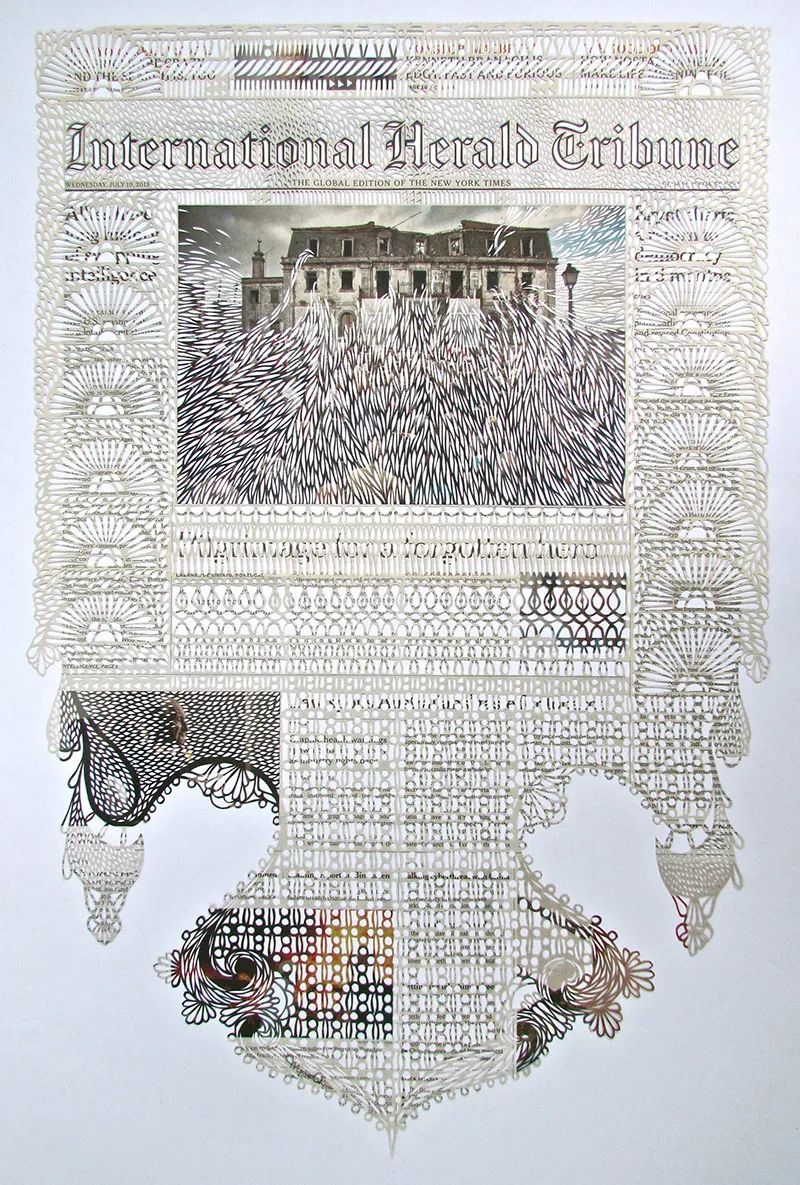 Myriam Dion 报纸改造艺术-61