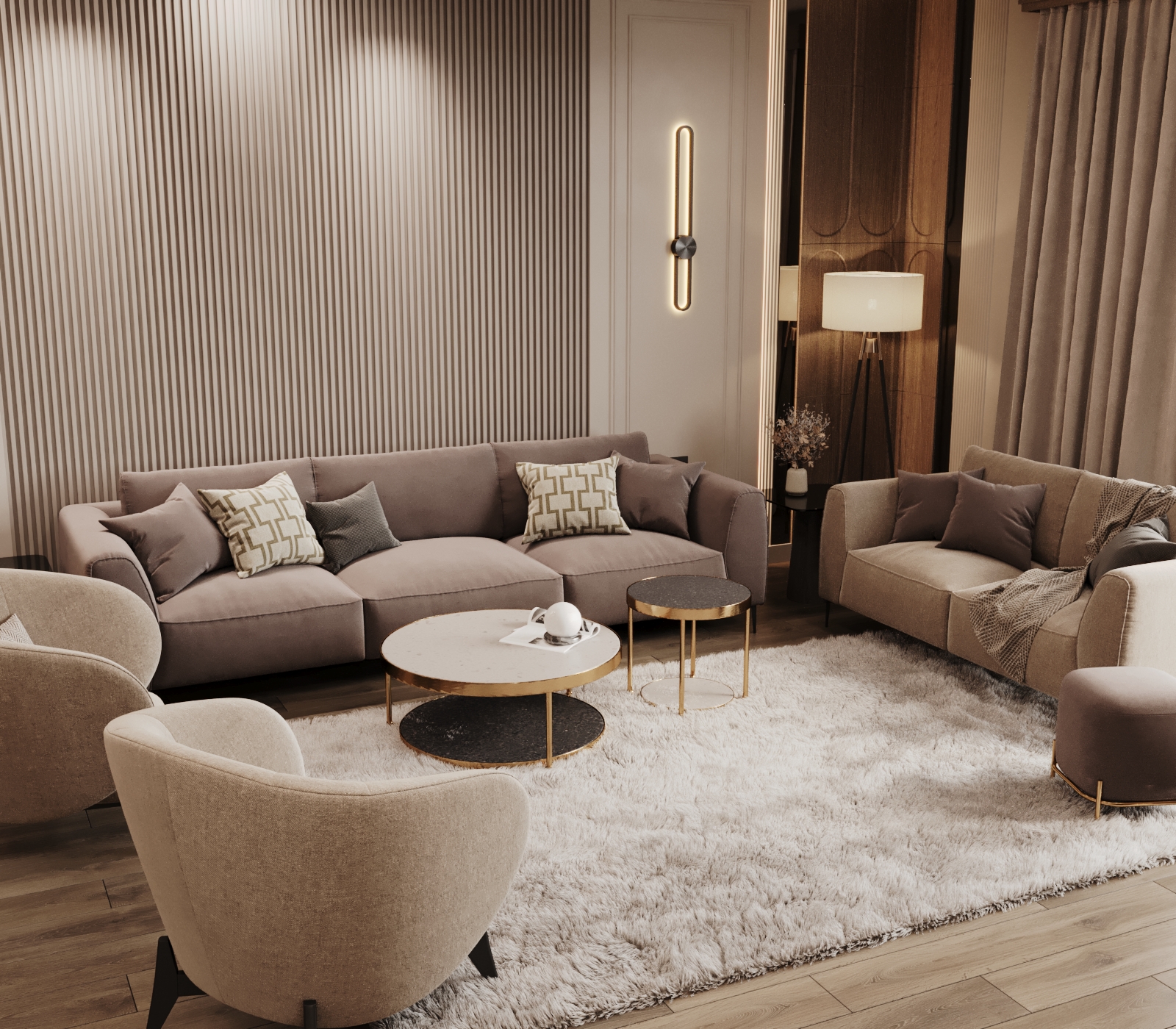 400平方米的房屋室内设计丨亚美尼亚丨Design_14-29