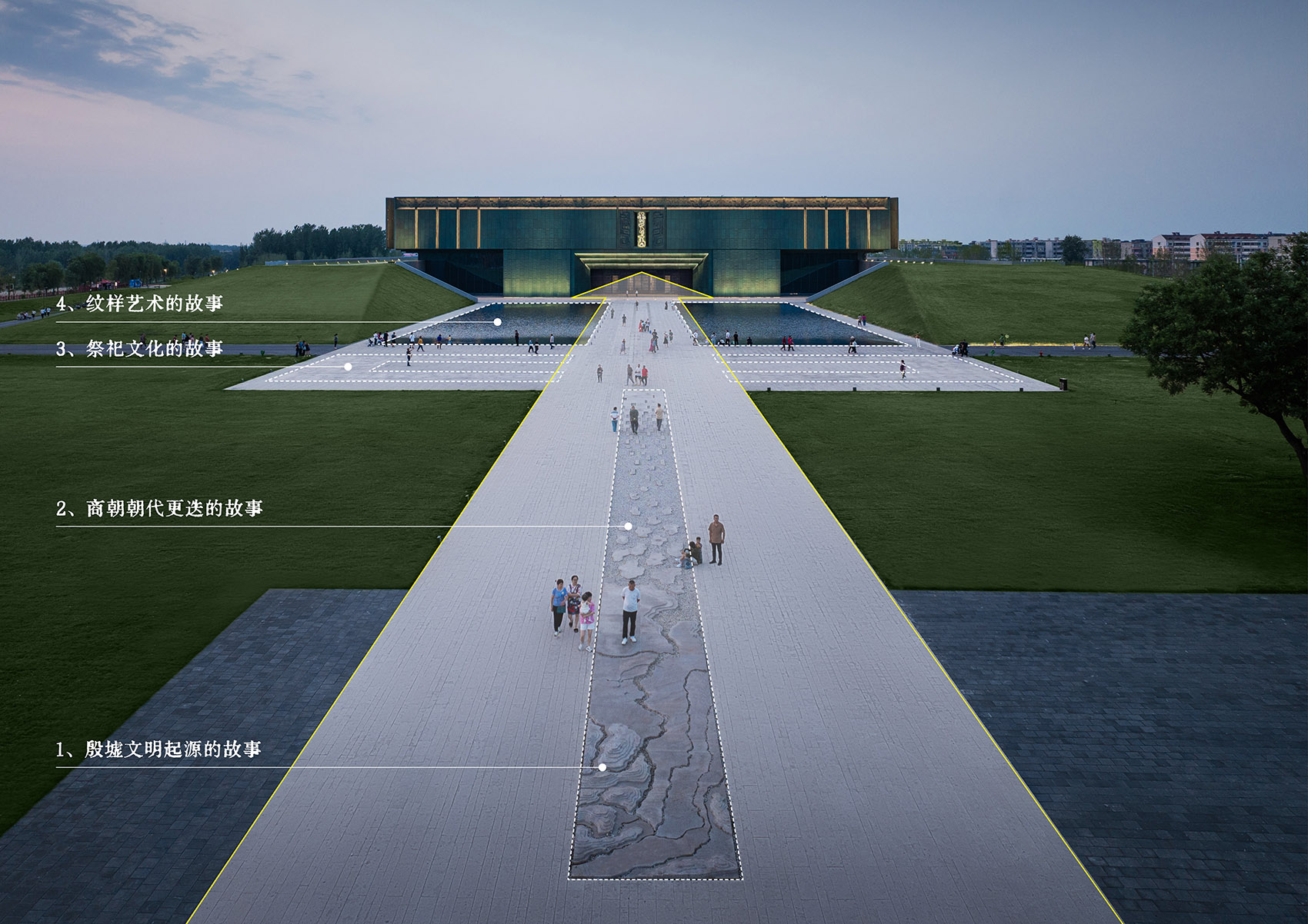 安阳殷墟博物馆新馆景观设计丨中国安阳丨华南理工大学建筑设计研究院有限公司何镜堂院士团队-38