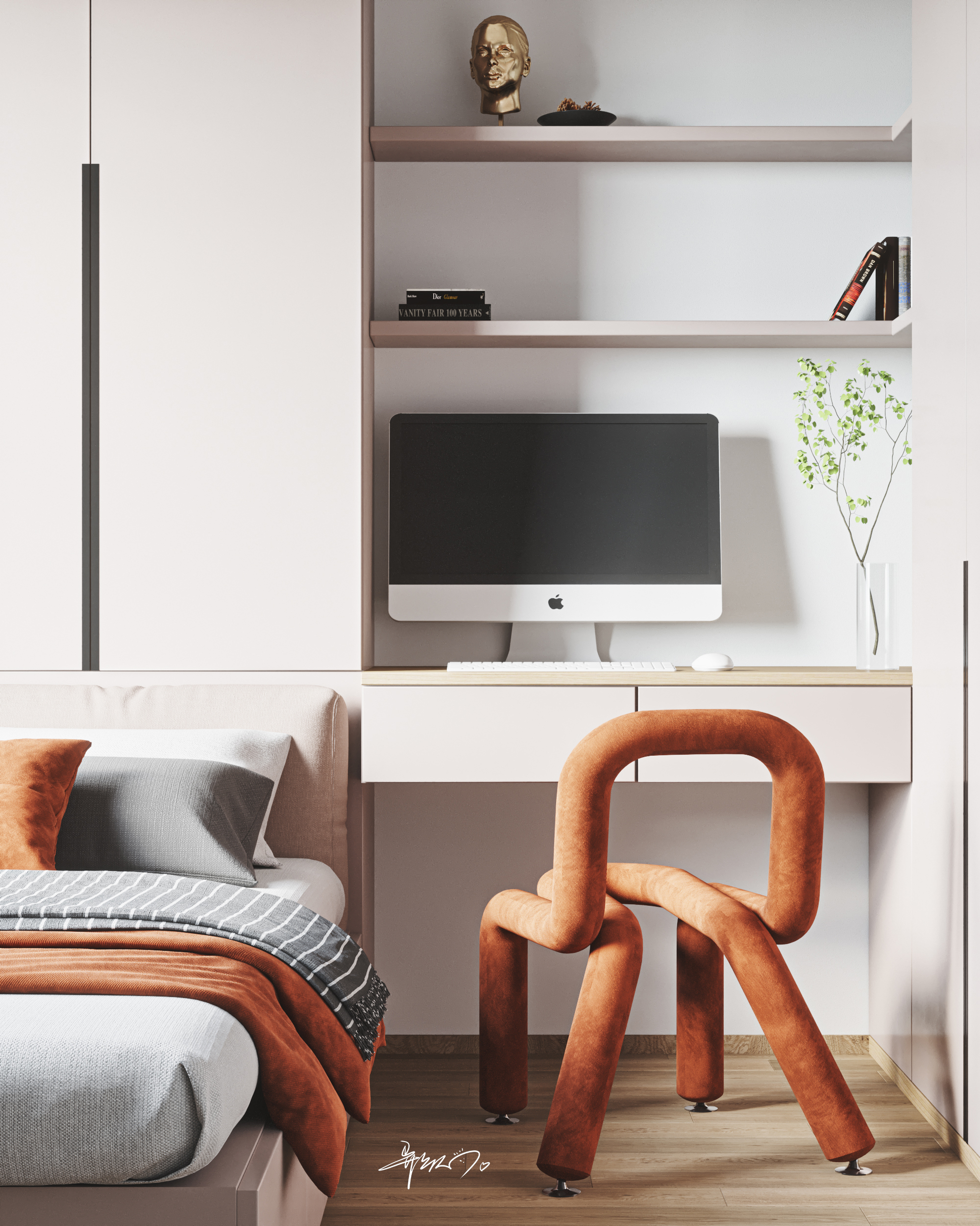 简约现代风酒店客房设计丨知名设计师-46